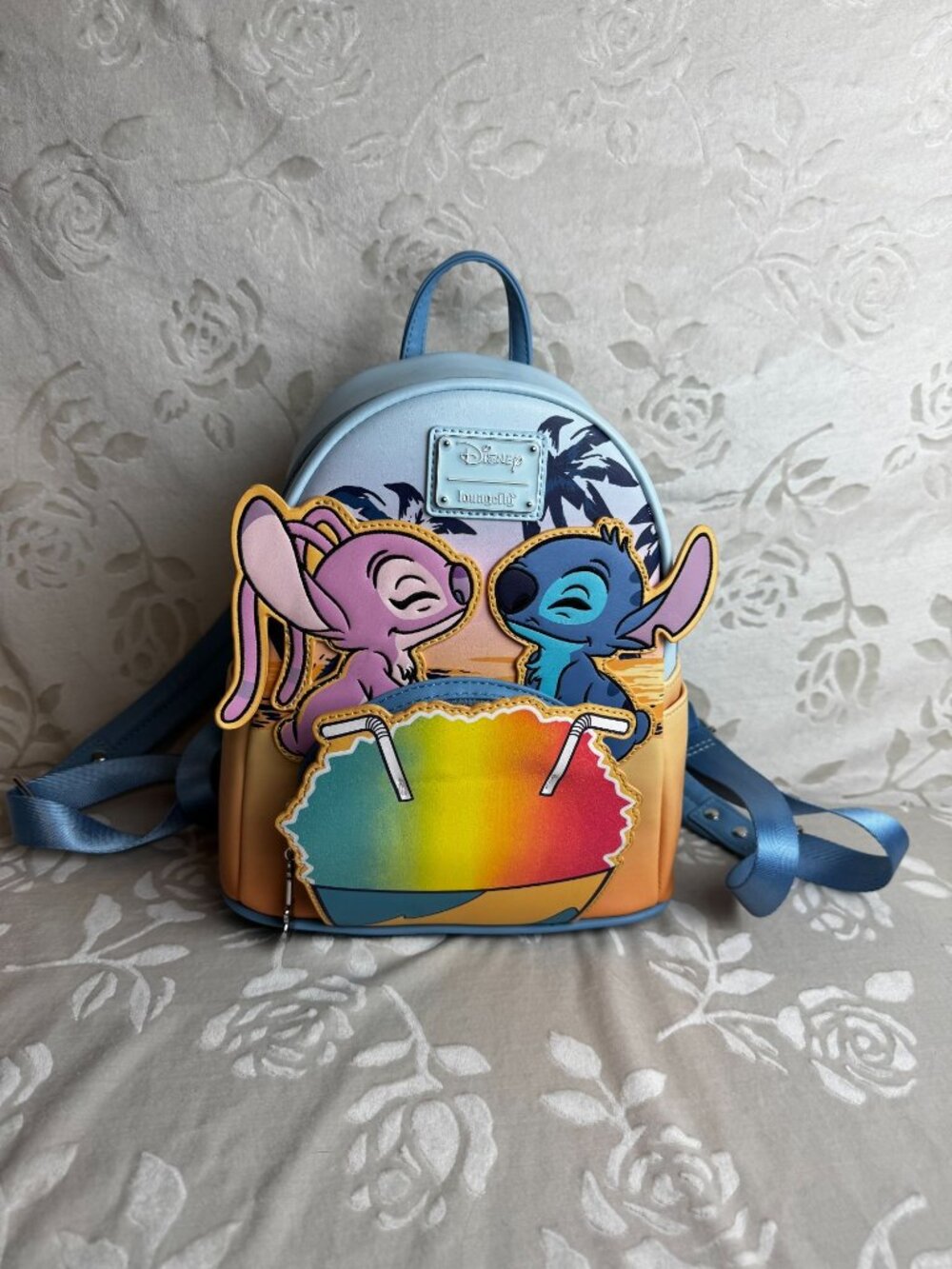 Disney Loungefly Stitch & Angel Date Snow Cone Mini Backpack Lilo&Stitch